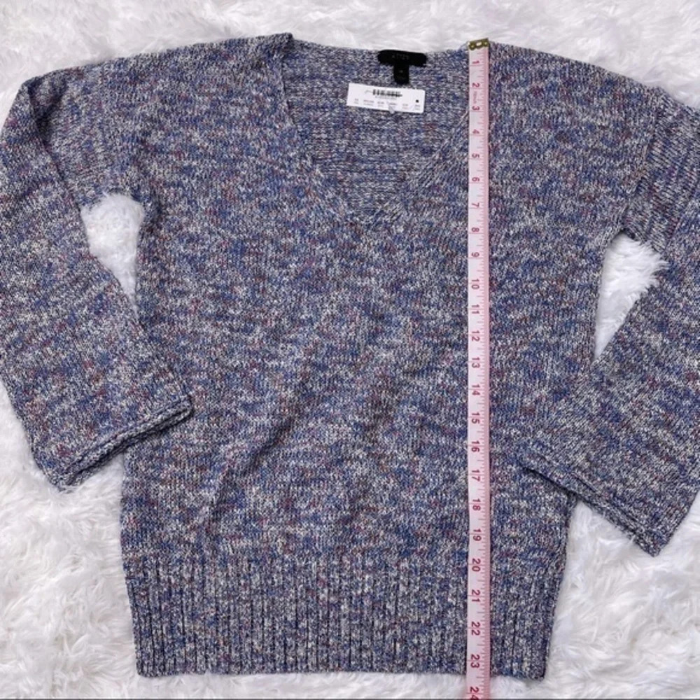 New J Crew Marled Flare Sleeve Sweater XS H8986 - Picture 8 of 9
